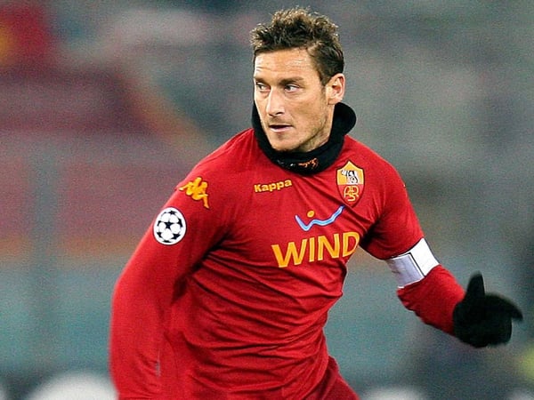 Top ghi bàn bóng đá Italia: Francesco Totti