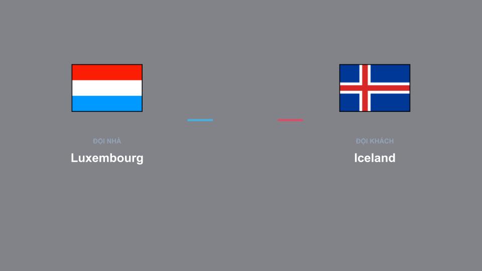 Cuộc đối đầu chiến thuật giữa Luxembourg và Iceland tại UEFA Nations League