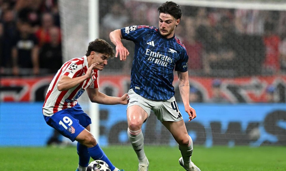 Hình ảnh thi đấu trận đấu: Arsenal chia điểm với Atletico Madrid qua hai tình huống phạt đền
