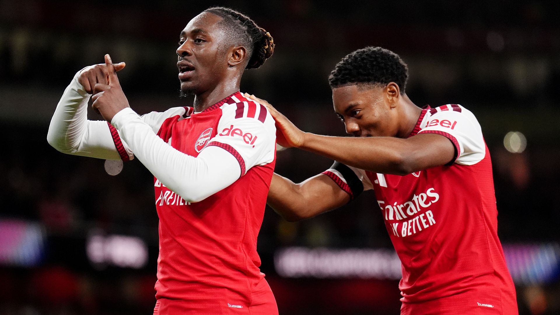 Arsenal thắng giòn giã nhưng HLV Mikel Arteta vẫn mang nỗi âu lo Hình ảnh thi đấu trận đấu: Arsenal thắng giòn giã nhưng HLV Mikel Arteta vẫn mang nỗi âu lo