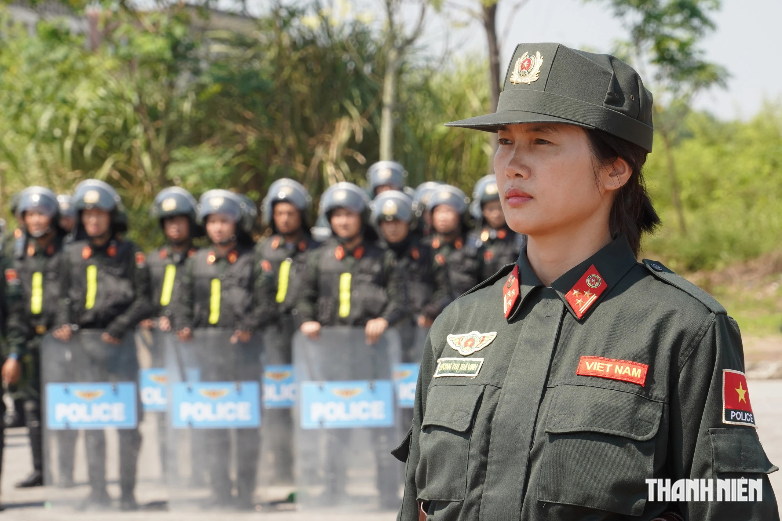 Tình huống thi đấu trong phần đơn vị Cảnh sát Gìn giữ hòa bình số 1 và sự đánh giá của chuyên gia quốc tế