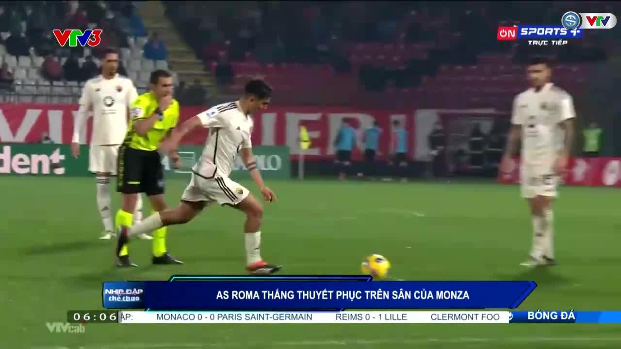 Hàng công AS Roma rực sáng với chiến thắng đậm trước Monza tại... Hình ảnh thi đấu trận đấu: Hàng công AS Roma rực sáng với chiến thắng đậm trước Monza tại Serie A