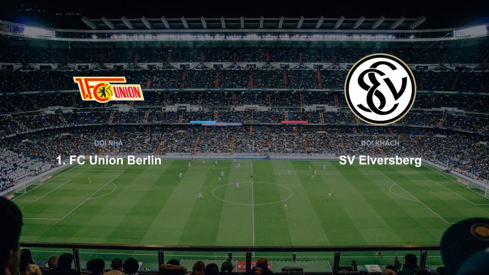 Bảng tỉ số 1. FC Union Berlin 0-0 SV Elversberg Kết quả tỉ số chính thức trận đấu 1. FC Union Berlin 0-0 SV Elversberg khuôn khổ giải Nhận Định - Bundesliga (Đức)