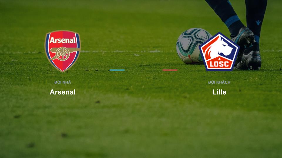 Bảng tỉ số Arsenal 0-0 Lille Kết quả tỉ số chính thức trận đấu Arsenal 0-0 Lille khuôn khổ giải Nhận Định - Cúp C1 (Champions League)
