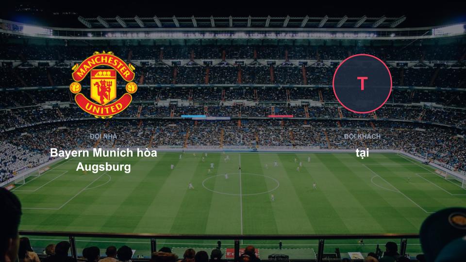 Kết quả tỉ số chính thức trận đấu Bayern Munich hòa Augsburg 2-2 tại khuôn khổ giải Bundesliga