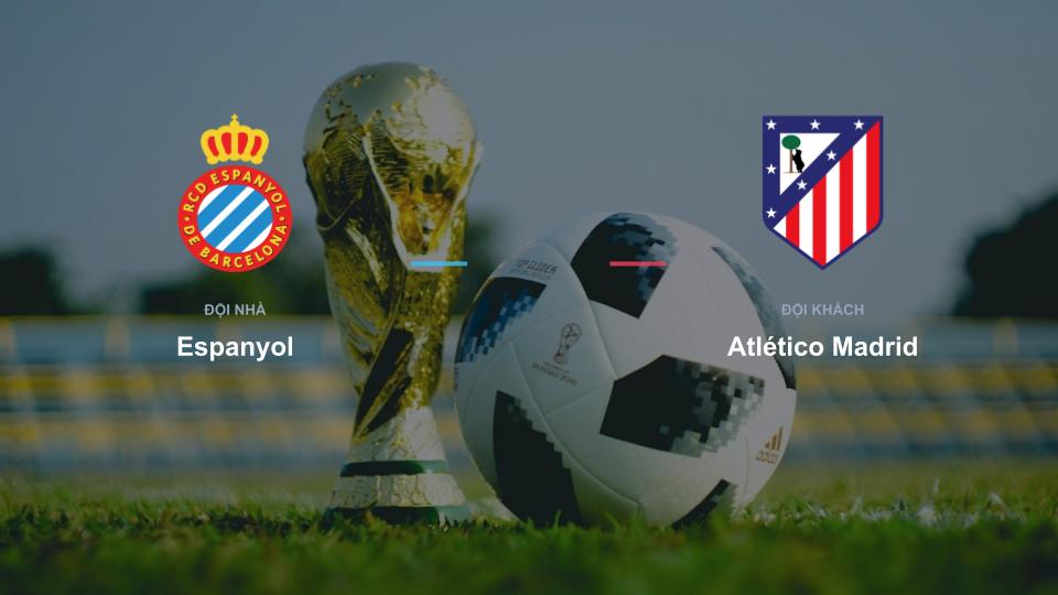 Bảng tỉ số Espanyol 0-0 Atlético Madrid Kết quả tỉ số chính thức trận đấu Espanyol 0-0 Atlético Madrid khuôn khổ giải Nhận Định - La Liga