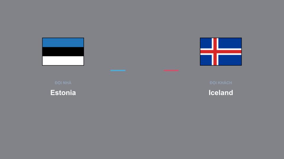 Kết quả tỉ số chính thức trận đấu Estonia 0-0 Iceland khuôn khổ giải Nhận Định - UEFA Nations League