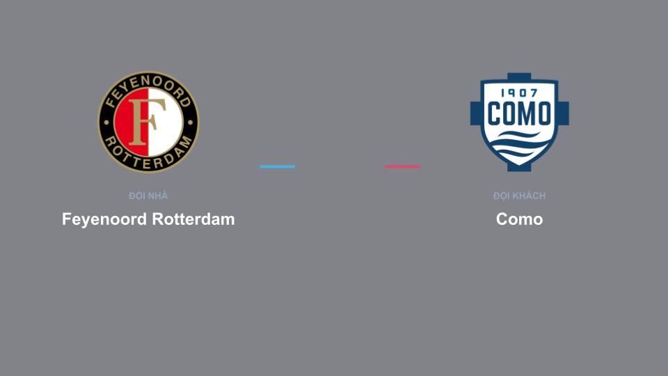 Kết quả tỉ số chính thức trận đấu Feyenoord Rotterdam 0-0 Como khuôn khổ giải Nhận Định - Cúp C1 (Champions League)
