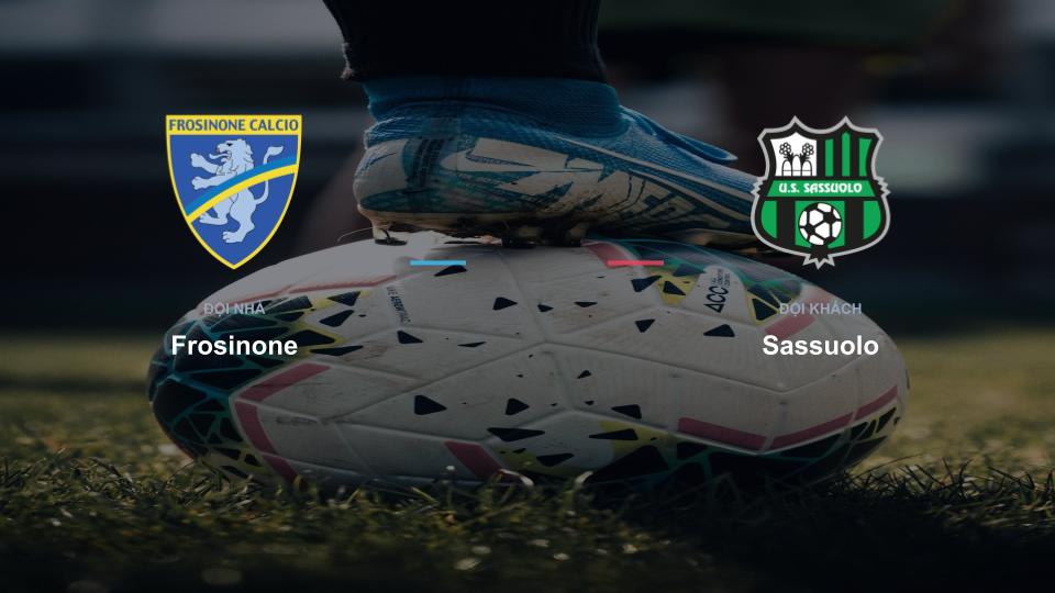 Bảng tỉ số Frosinone 0-0 Sassuolo Kết quả tỉ số chính thức trận đấu Frosinone 0-0 Sassuolo khuôn khổ giải Nhận Định - Serie A (Ý)