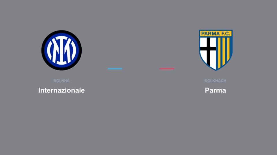 Bảng tỉ số Internazionale 0-0 Parma Kết quả tỉ số chính thức trận đấu Internazionale 0-0 Parma khuôn khổ giải Nhận Định - Serie A (Ý)