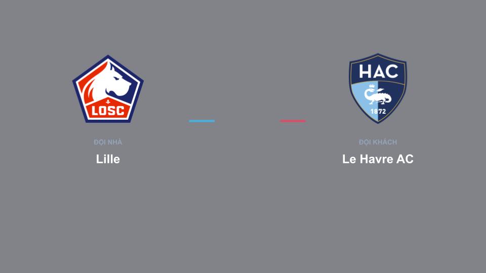 Bảng tỉ số Lille 0-0 Le Havre AC Kết quả tỉ số chính thức trận đấu Lille 0-0 Le Havre AC khuôn khổ giải Nhận Định - Ligue 1 (Pháp)