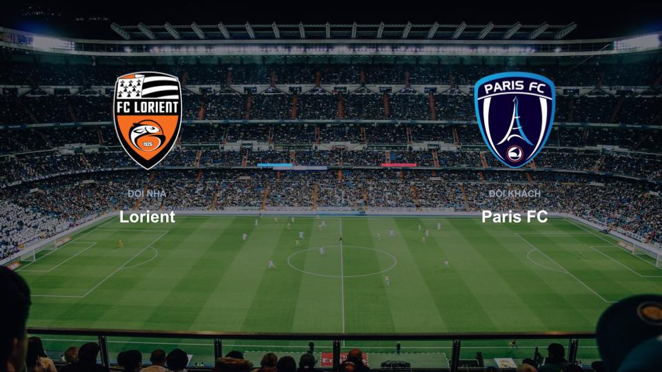 Kết quả tỉ số chính thức trận đấu Lorient 0-0 Paris FC khuôn khổ giải Nhận Định - Ligue 1 (Pháp)