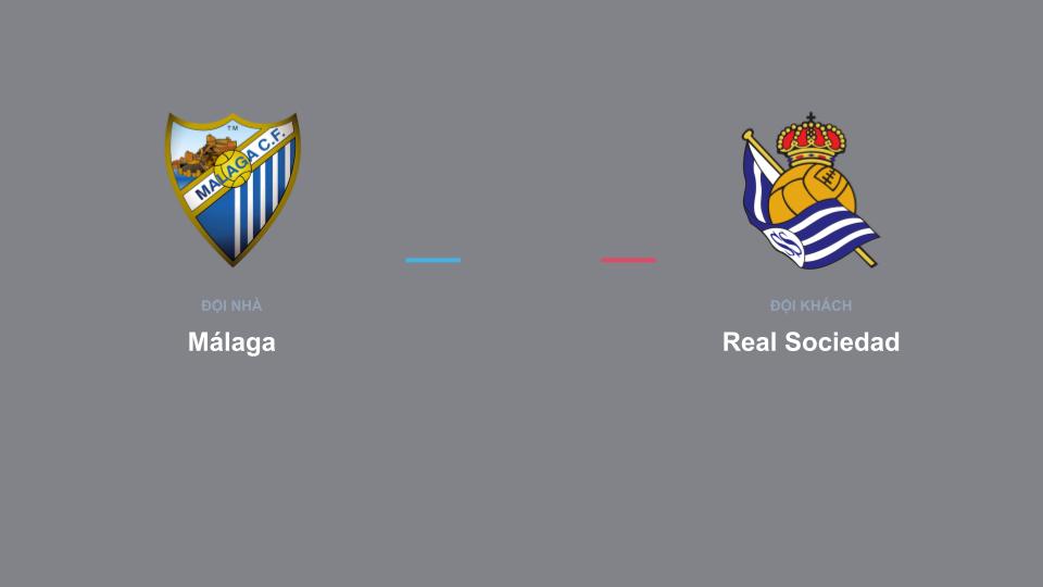 Bảng tỉ số Málaga 0-0 Real Sociedad Kết quả tỉ số chính thức trận đấu Málaga 0-0 Real Sociedad khuôn khổ giải Nhận Định - La Liga