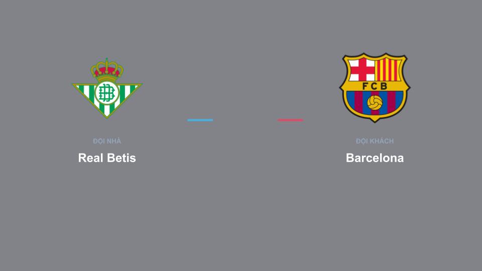 Bảng tỉ số Real Betis 0-0 Barcelona Kết quả tỉ số chính thức trận đấu Real Betis 0-0 Barcelona khuôn khổ giải Nhận Định - La Liga