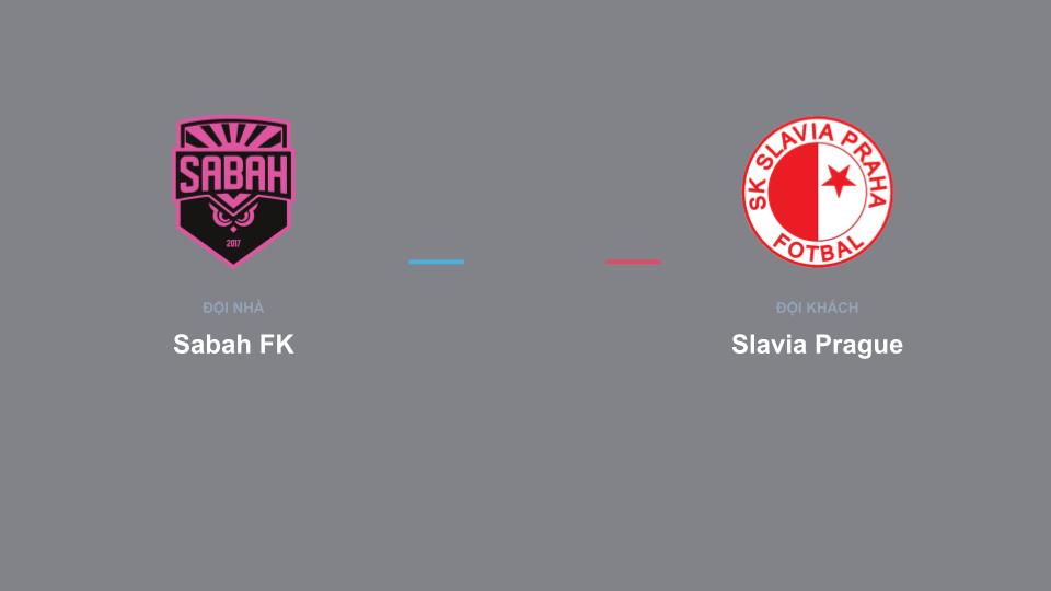 Kết quả tỉ số chính thức trận đấu Sabah FK 0-0 Slavia Prague khuôn khổ giải Nhận Định - Cúp C1 (Champions League)