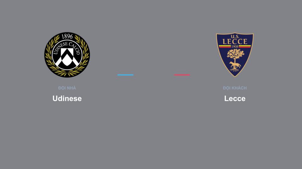 Bảng tỉ số Udinese 0-0 Lecce Kết quả tỉ số chính thức trận đấu Udinese 0-0 Lecce khuôn khổ giải Nhận Định - Serie A (Ý)