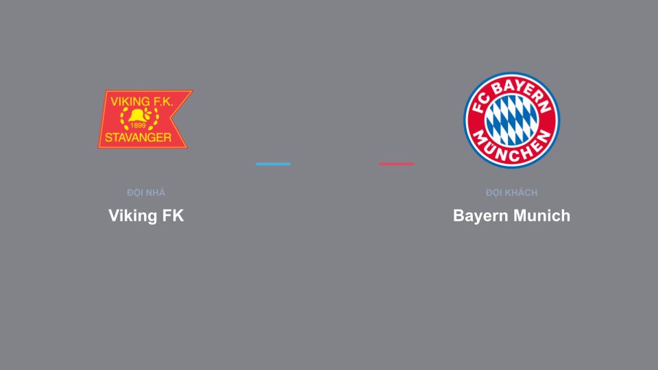 Kết quả tỉ số chính thức trận đấu Viking FK 0-0 Bayern Munich khuôn khổ giải Nhận Định - Cúp C1 (Champions League)