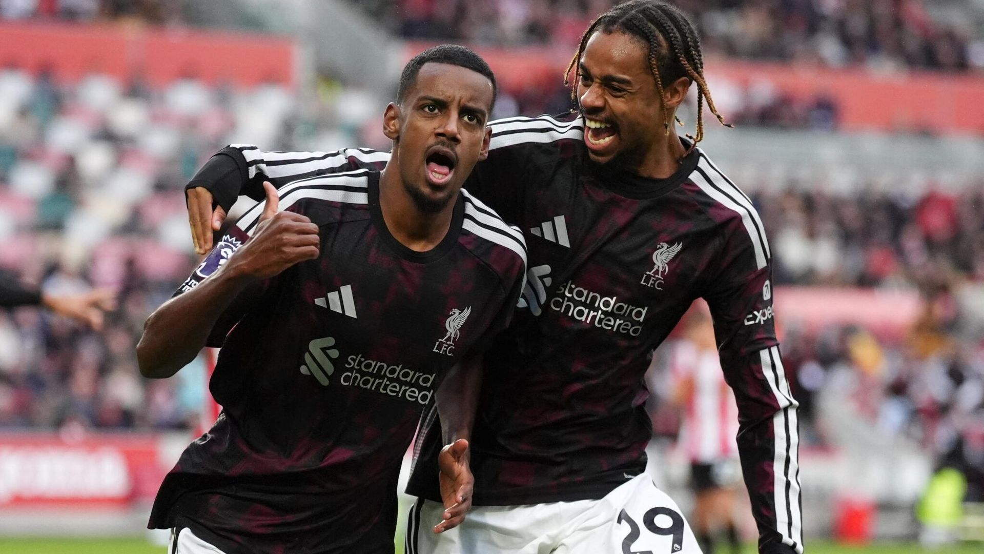 Hình ảnh thi đấu trận đấu: Liverpool tìm lại mạch thắng sau thử thách khó khăn tại Brentford