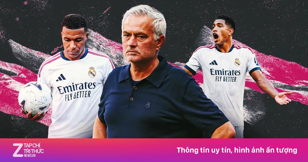 Hình ảnh thi đấu trận đấu: Real Madrid chìm trong khủng hoảng nội bộ và áp lực từ Mourinho