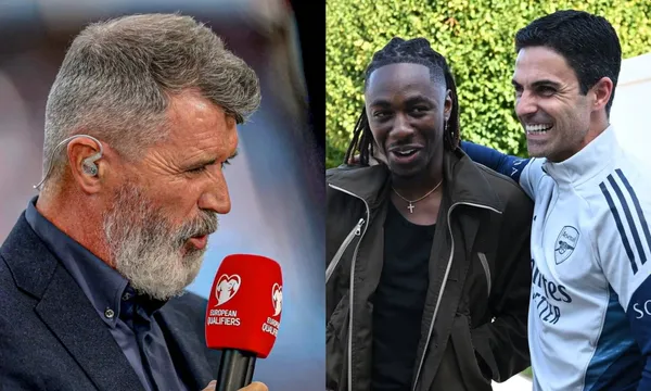 Hình ảnh thi đấu trận đấu: Roy Keane chỉ trích Mikel Arteta chiều hư ngôi sao Arsenal