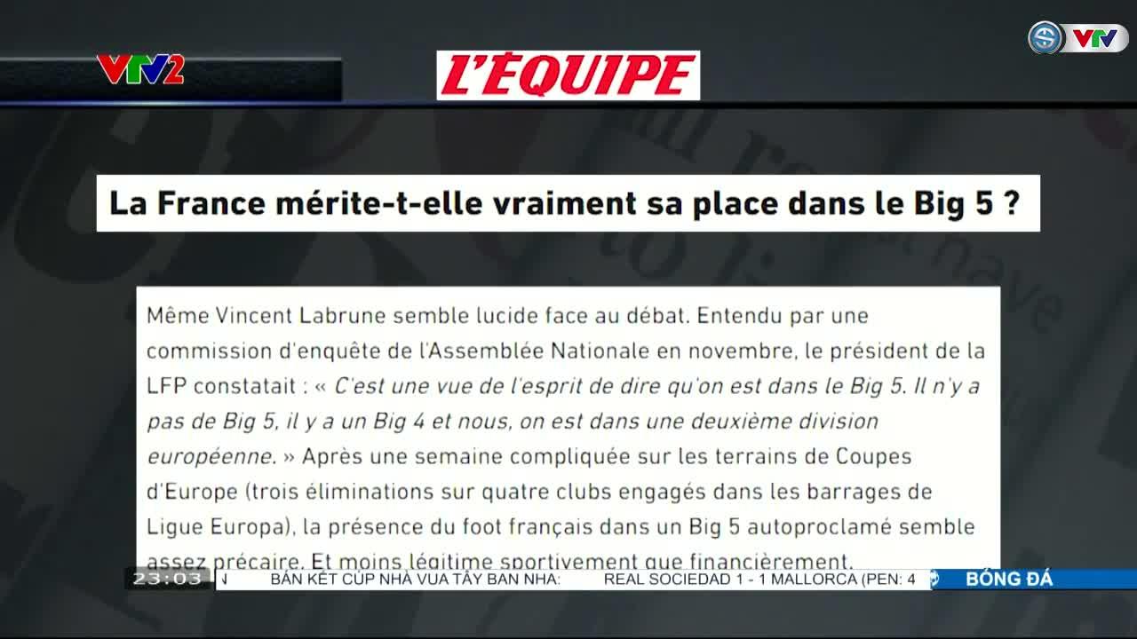 Hình ảnh thi đấu trận đấu: Vì sao Ligue 1 rơi khỏi top 5 giải VĐQG châu Âu?